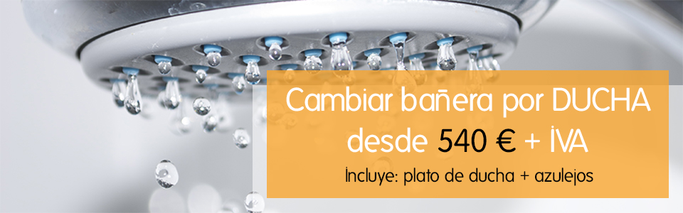 oferta cambiar ba&ntilde;era a ducha